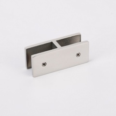 180° Square Glass-to-Glass Railing Clamp