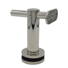 Stainless Steel Adjustable Glass to Handrail Bracket