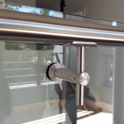 Stainless Steel Adjustable Glass to Handrail Bracket
