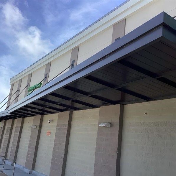 Toldo prefabricado de aluminio para puertas y ventanas