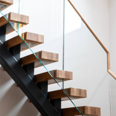 Galvanized Steel Staircase for Villa Office Building Hotel Mall