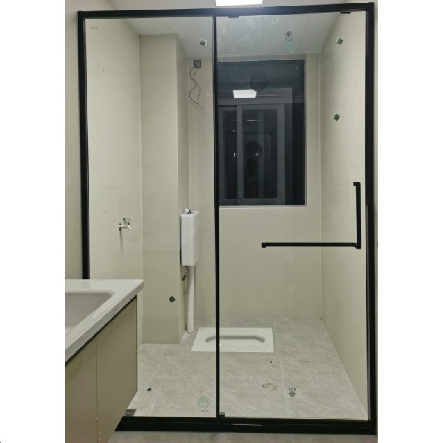 Sliding Door Bathroom Tempered Glass Panel Shower Door