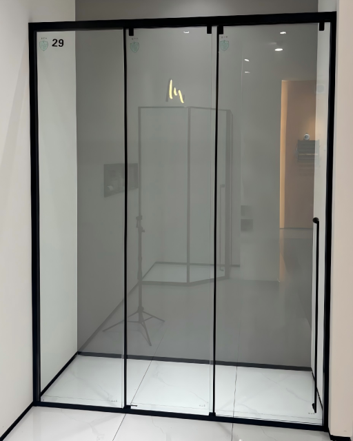 Stainless Steel Sliding Glass Shower Door
