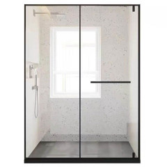 Sliding Door Soft Close Waterproof Bathroom Stall