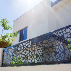 Custom Laser Cut Metal Fencing Panels Aluminum Fence Rails