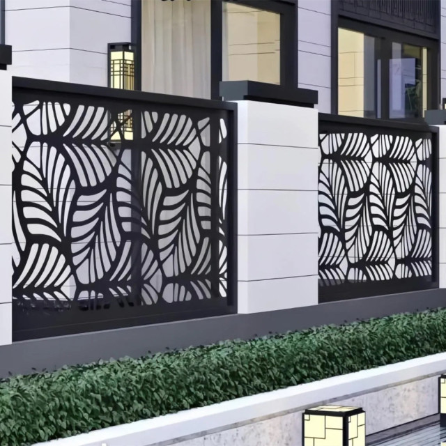 Decorative Perforated Aluminum Private Garden Fences