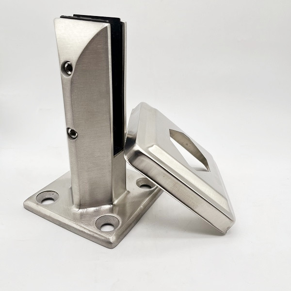 Stainless Steel Floor Mount Square Glass Spigot