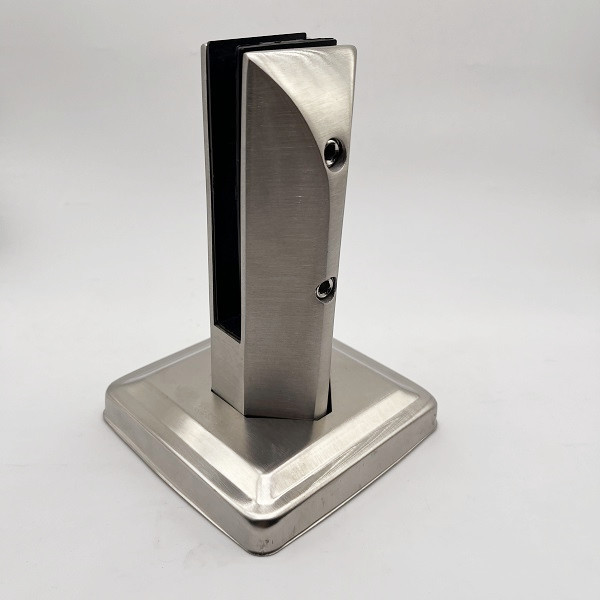 Stainless Steel Floor Mount Square Glass Spigot