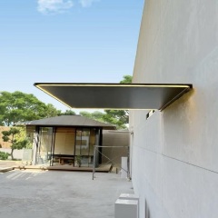 Aluminum Awnings for Doors Exterior Rain Snow Sunlight Protection