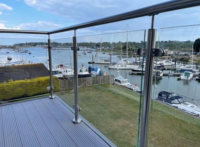 Balcony Design Stainless Steel Handrail Post
