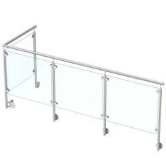 Balcony Design Stainless Steel Handrail Post