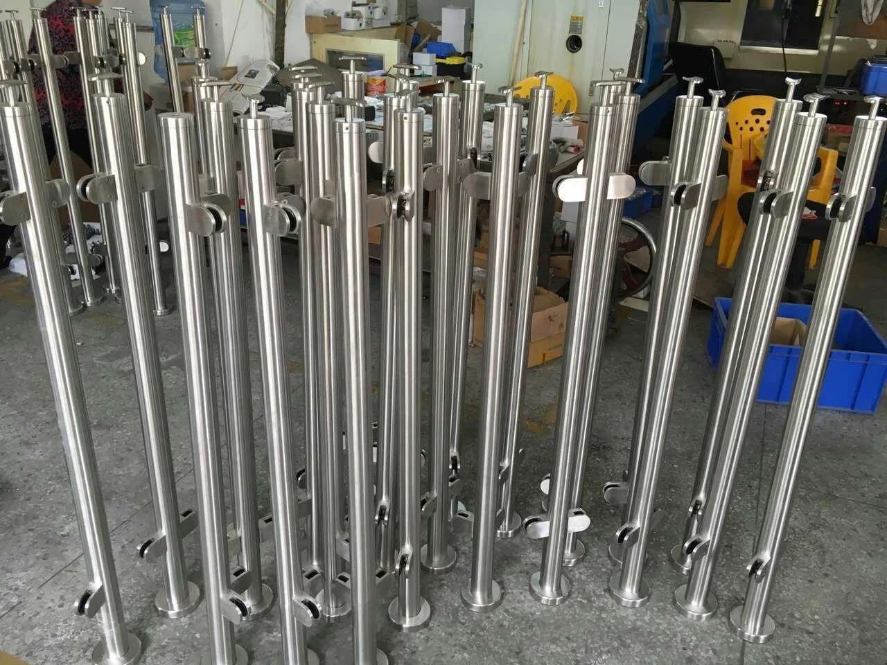 Stainless Steel  Glass handrail Post for Staircase Design