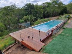 Frameless Glass balustrading design for pool fencing One-Stop Solution