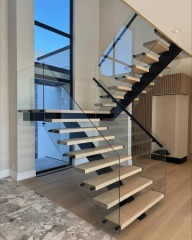 Side Mount Glass Balustrade with Standoff Fixed
