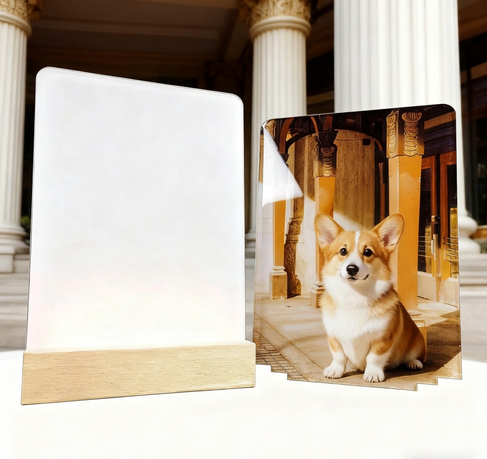 Sublimation 190mm*150mm Acrylic Picture Frame with Light