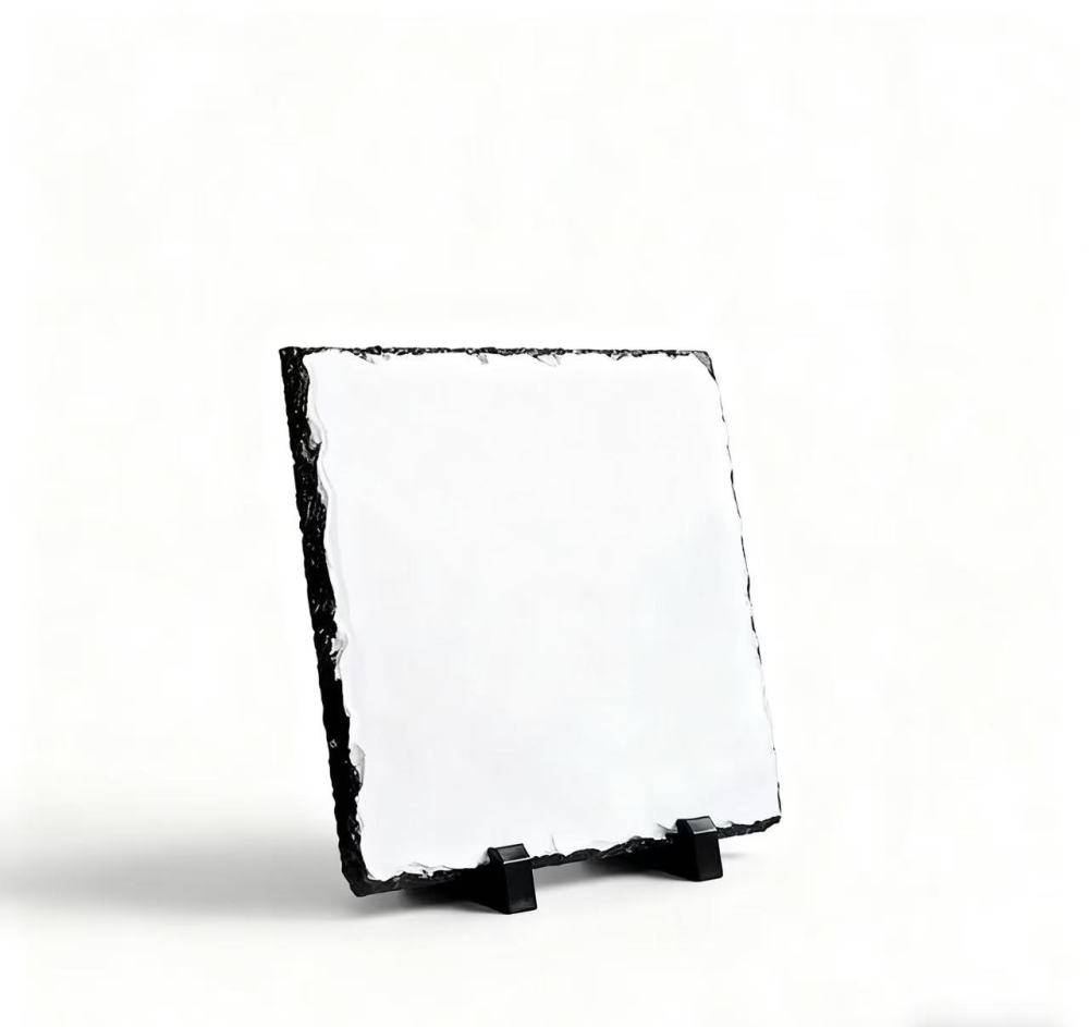 Wholesale Sublimation White  Rock Slate Blank Stone Sublimation Rock Photo Slate