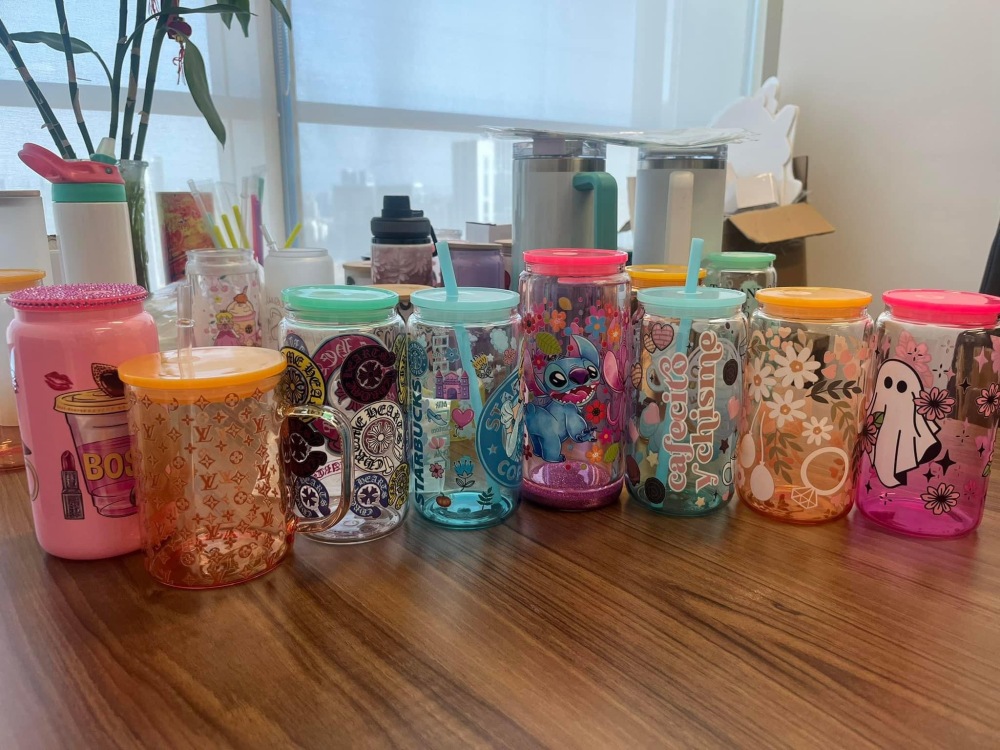 3oz 11oz 16oz 20oz  24oz 40oz UV DTF Cup Wraps Pen Wraps Notebook Wraps Bookmark Wraps Credit Card wraps 45ml Spry Bottles Wraps T- shirt Transfers Accept Custom