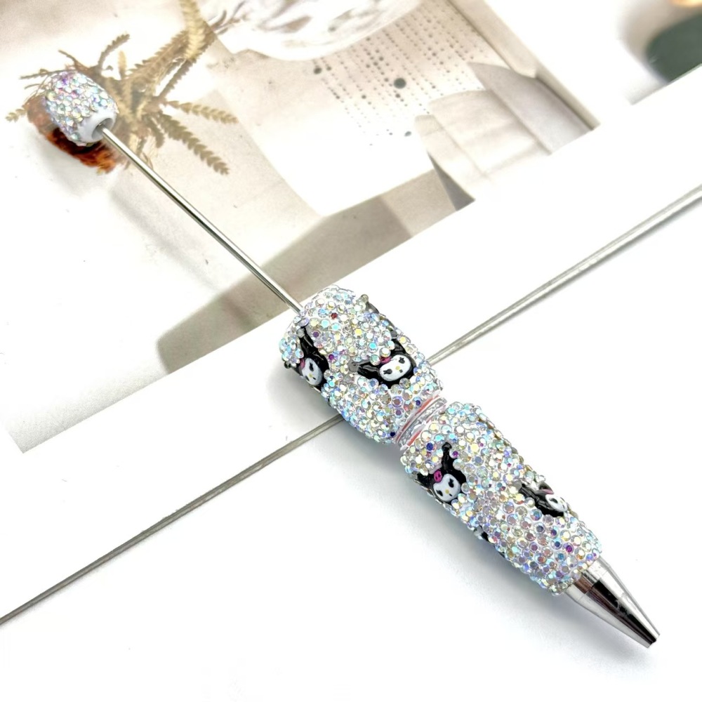 Cartoon Diamond Beads Pen Cute Beads Pen with Different Designs,Free Shipping