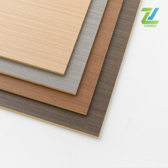 Bamboo Charcoal Fiber Board Wood Veneer Panel Flexible