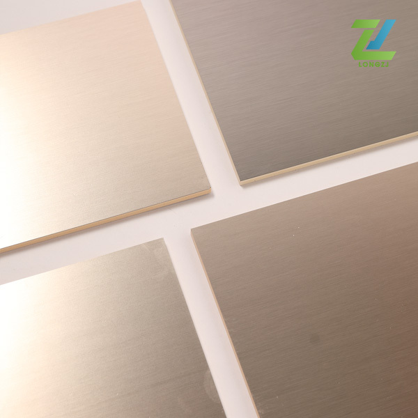 Bamboo Charcoal Fiber Board Wood Veneer Panel Flexible