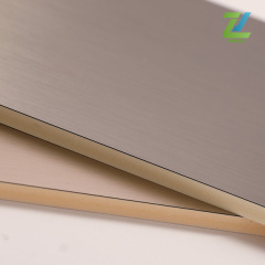 Bamboo Charcoal Fiber Board Wood Veneer Panel Flexible