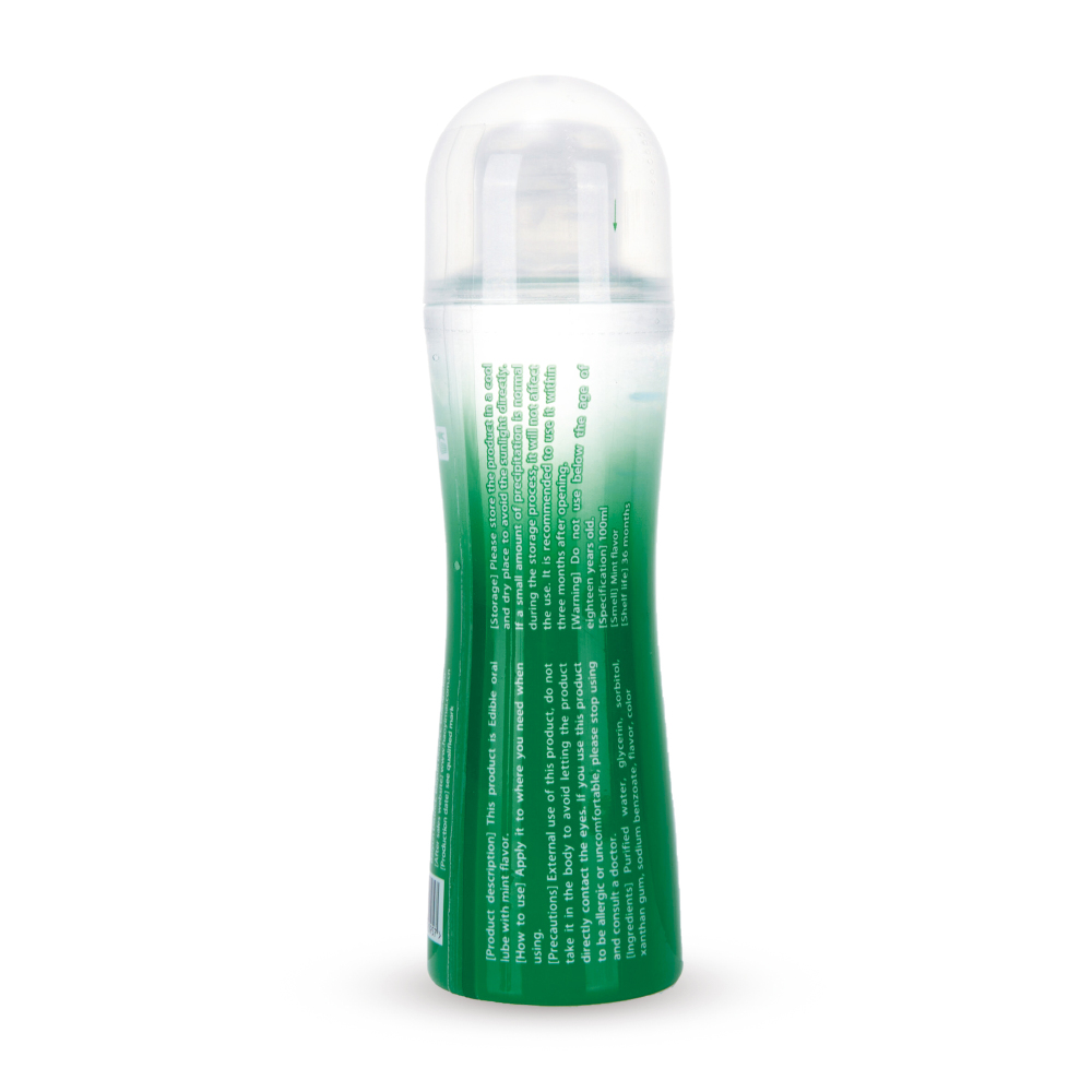 Cool Mint Oral Lubricant - Tingly & Tasty for Intimate Play