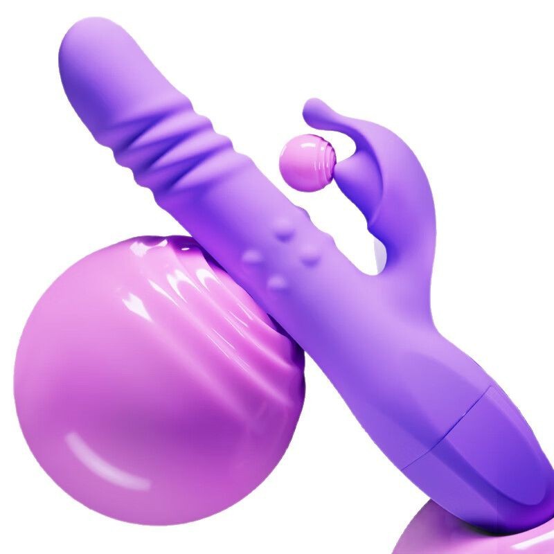 私享玩趣紫色心情伸缩转珠震动棒（YY1TQGSXSSZDB6840）（全）