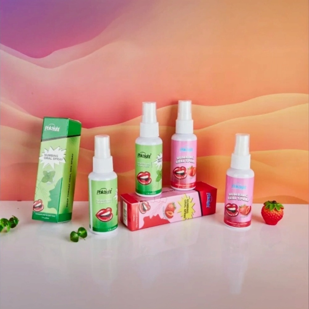Strawberry Oral Bliss Intimate Spray - Sweet Flavor for Her & Him