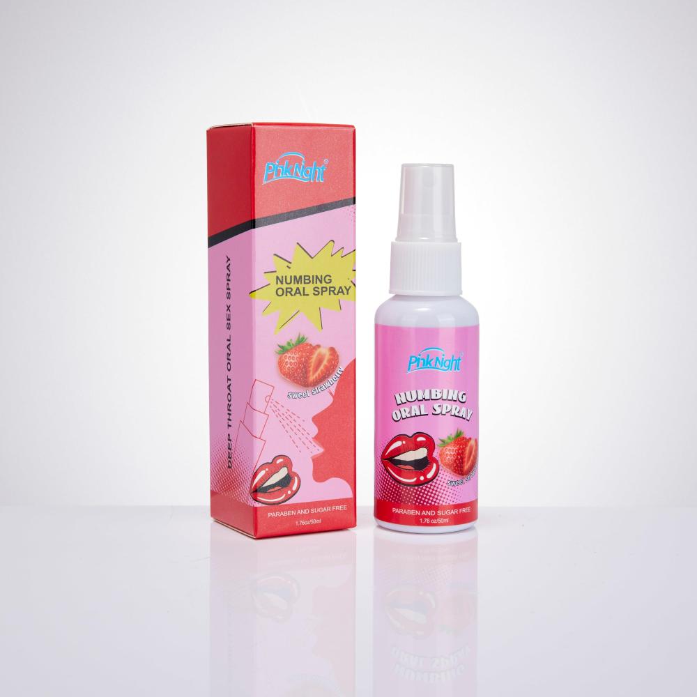 Strawberry Oral Bliss Intimate Spray - Sweet Flavor for Her & Him