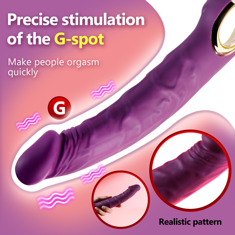 MasterGrip 10-Speed Silicone Vibrator - Realistic & Powerful for Solo/Couples Play