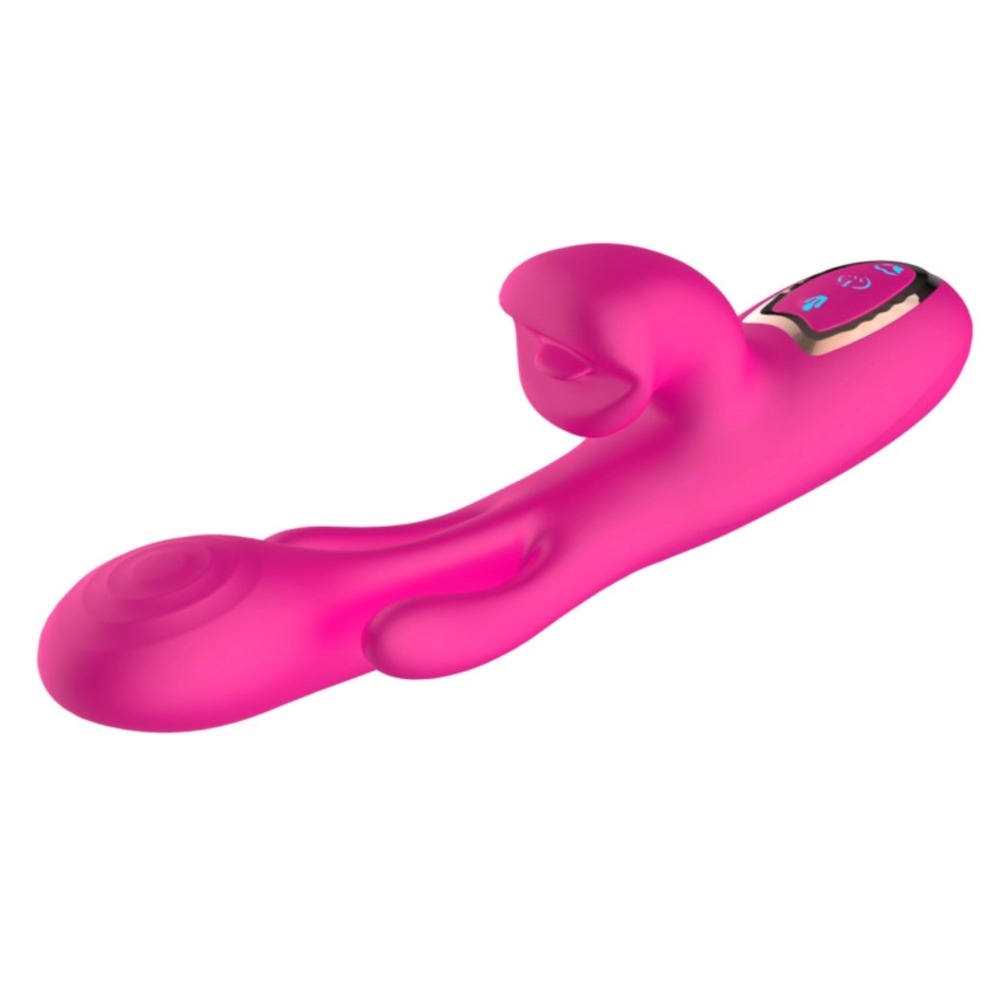 The Silicone Trio-Motion Vibrator with Magnetic Charging.