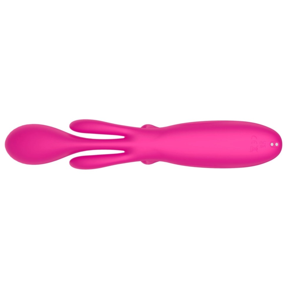The Silicone Trio-Motion Vibrator with Magnetic Charging.