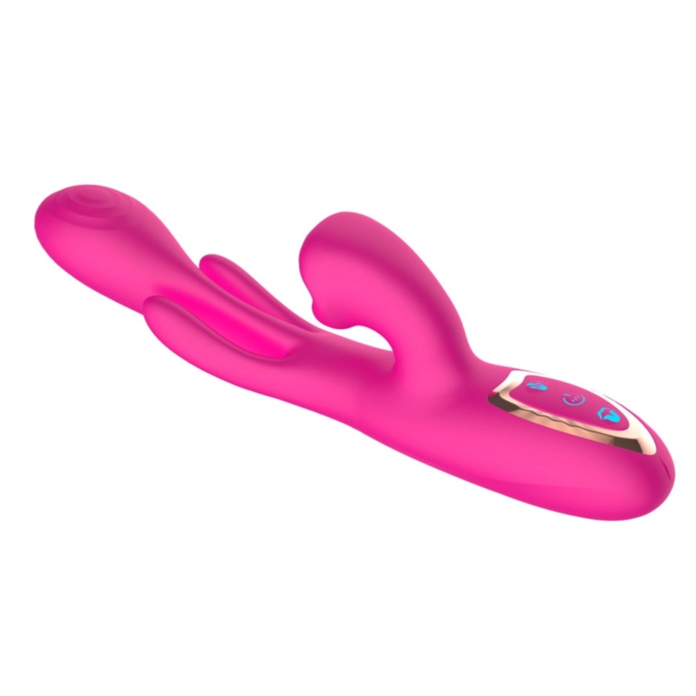 The Silicone Trio-Motion Vibrator with Magnetic Charging.