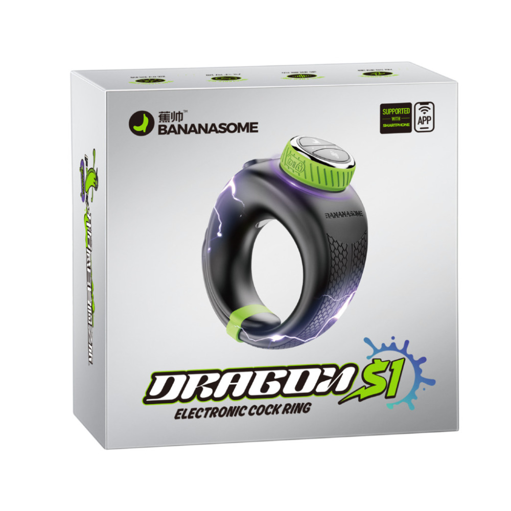 S1 Smart Ring: APP Controlled Vibration & E-Stim Cock Ring with Adjustable Snug Fit
