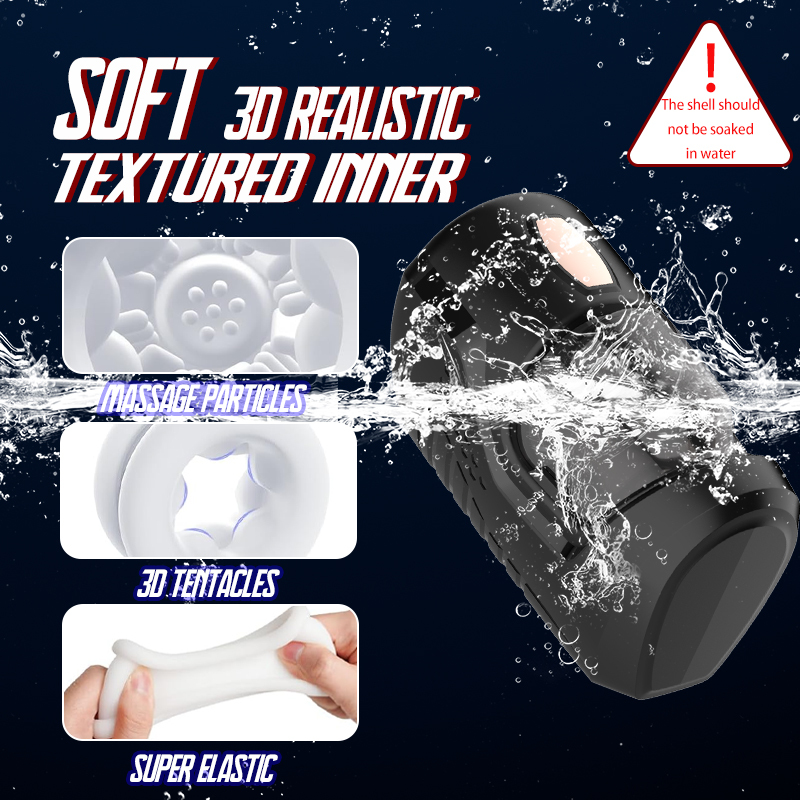 Galaxy Cup - Automatic Telescoping Stroker with See-Through Window & Magnetic Charge