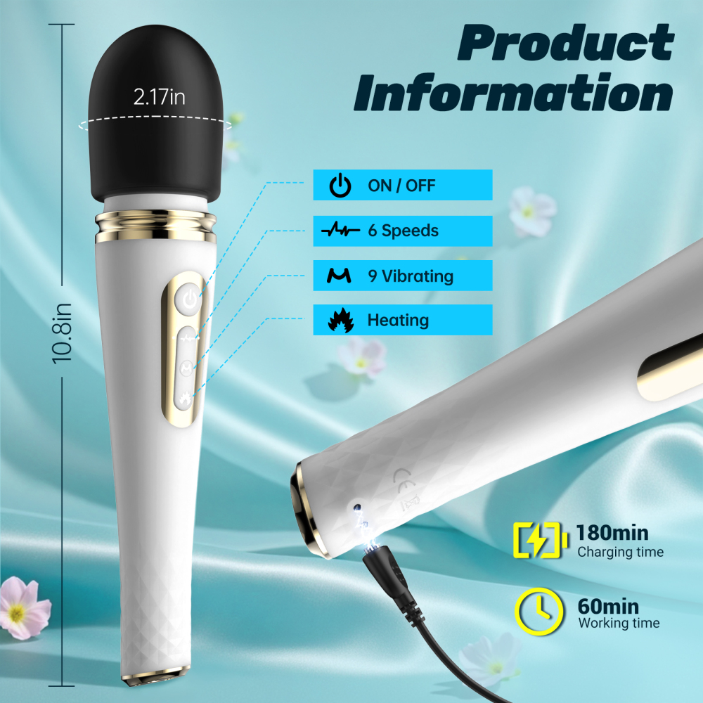 Strong earthquake AV stick, female Yin Emperor stimulation, masturbation, sex toys, male and female SM flirting, vibration massage stick, adult products