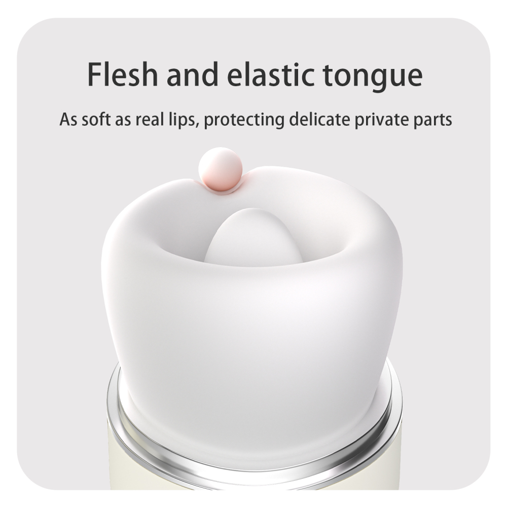 Licking vibrator -Gentle explorationon the soft tip