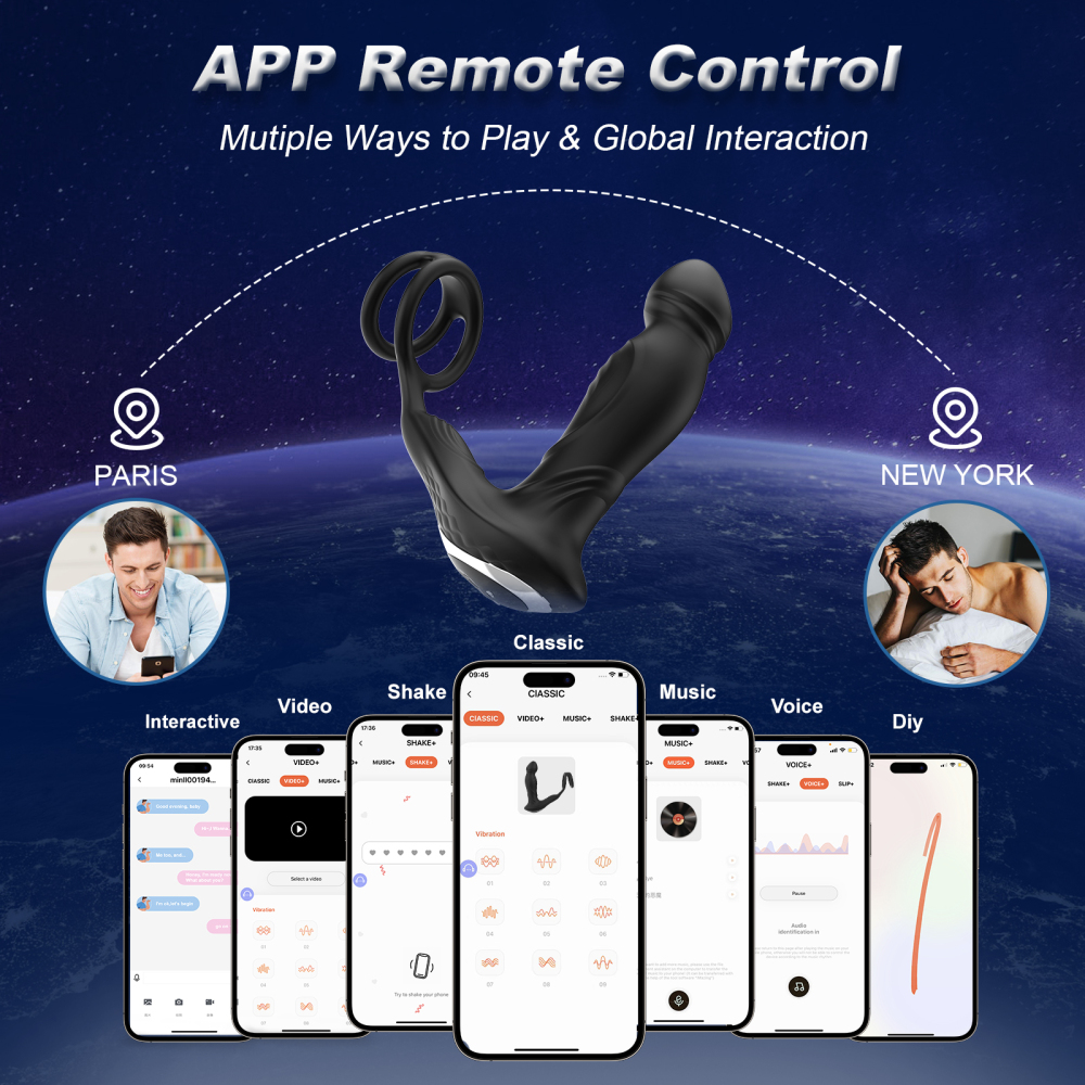 4 in 1 APP Controlled Anal Vibrator