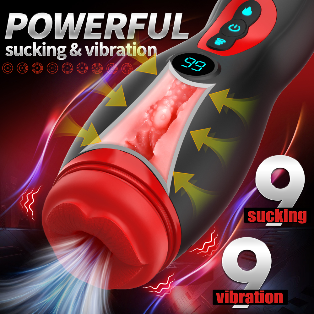 5 in 1 Sucking & Vibration Male Masturbator