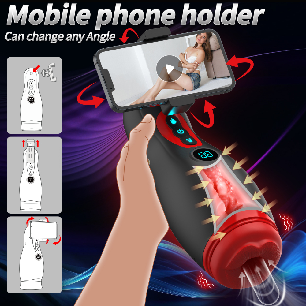5 in 1 Sucking & Vibration Male Masturbator