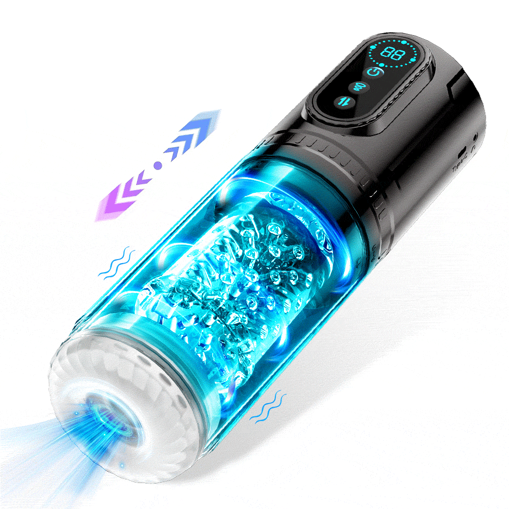 7 Rotation Suction Vacuum Pumps Masturbator Pocket Pussy Adult Male Sex Toys