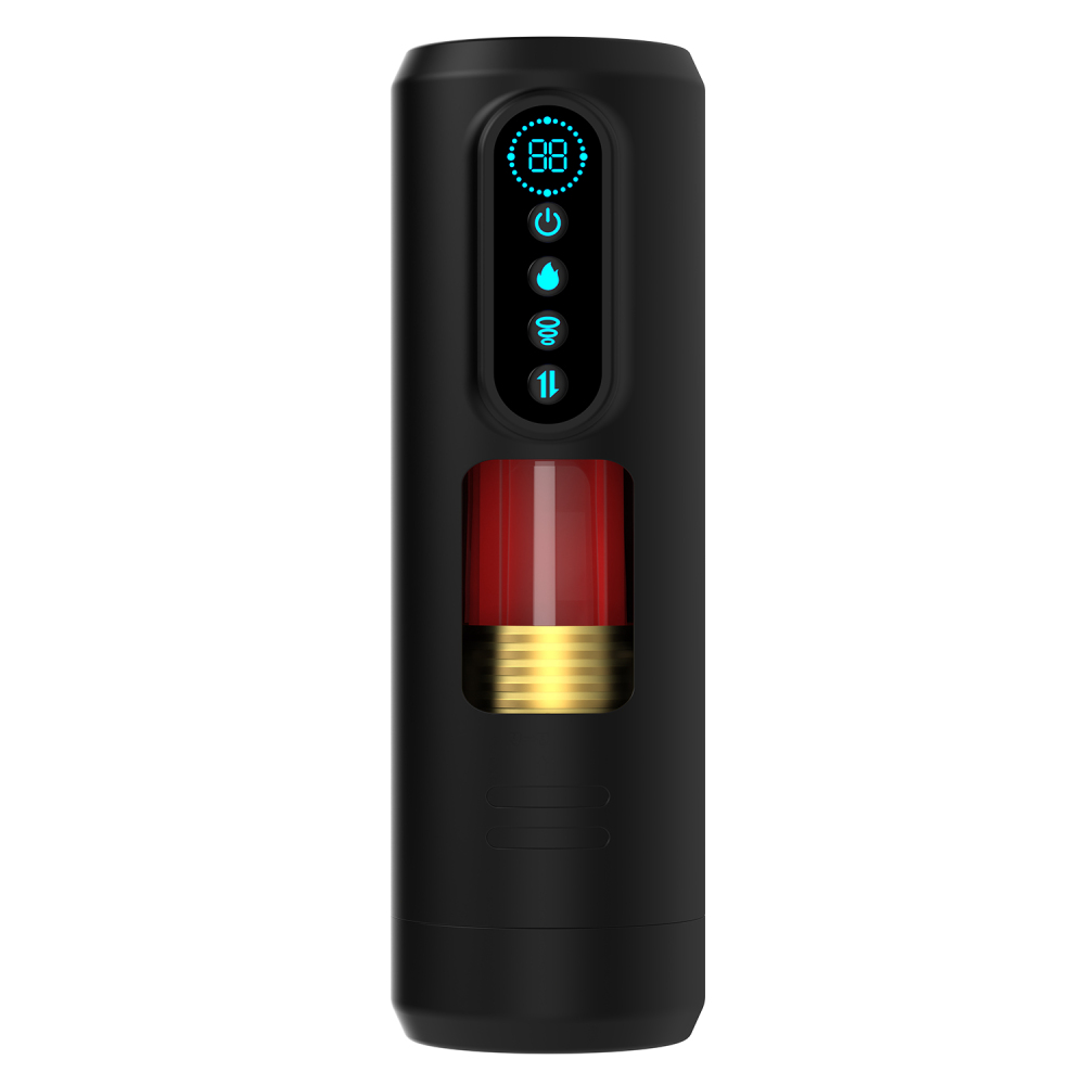 9 Rotating 9 Sucking Lcd Display Pumps & Enlargers Automatic Male Masturbator