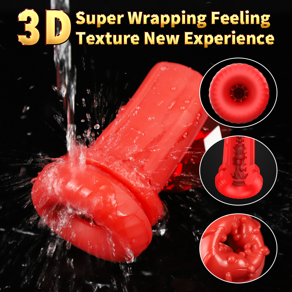 9 Rotating 9 Sucking Lcd Display Pumps & Enlargers Automatic Male Masturbator
