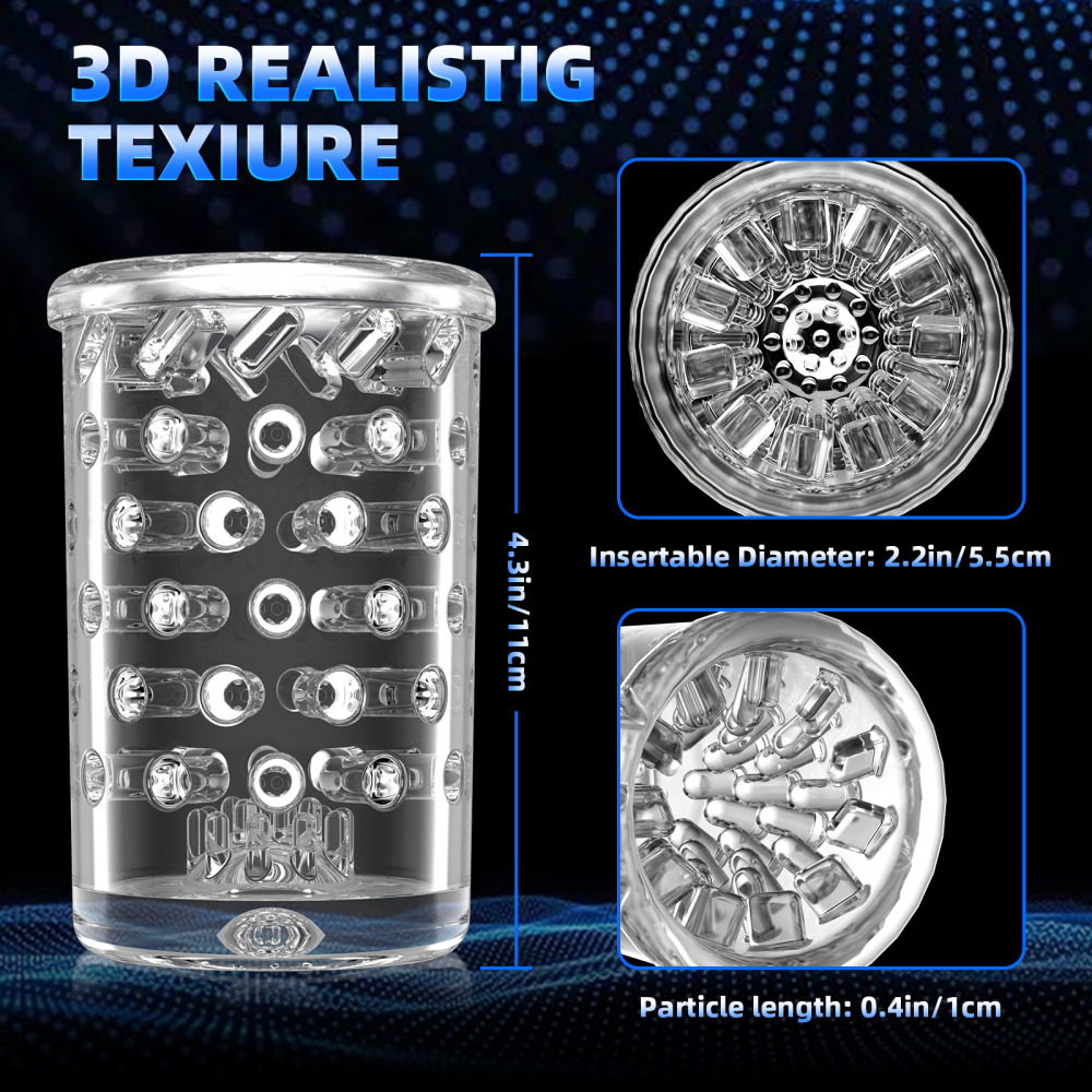 7 Rotation Suction Vacuum Pumps Masturbator Pocket Pussy Adult Male Sex Toys