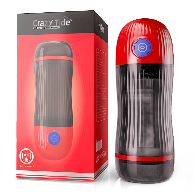 6 IN 1-10 Vibrating & Thrusting Fleshlight 4 Sucking Sex Toy Male Maturbator