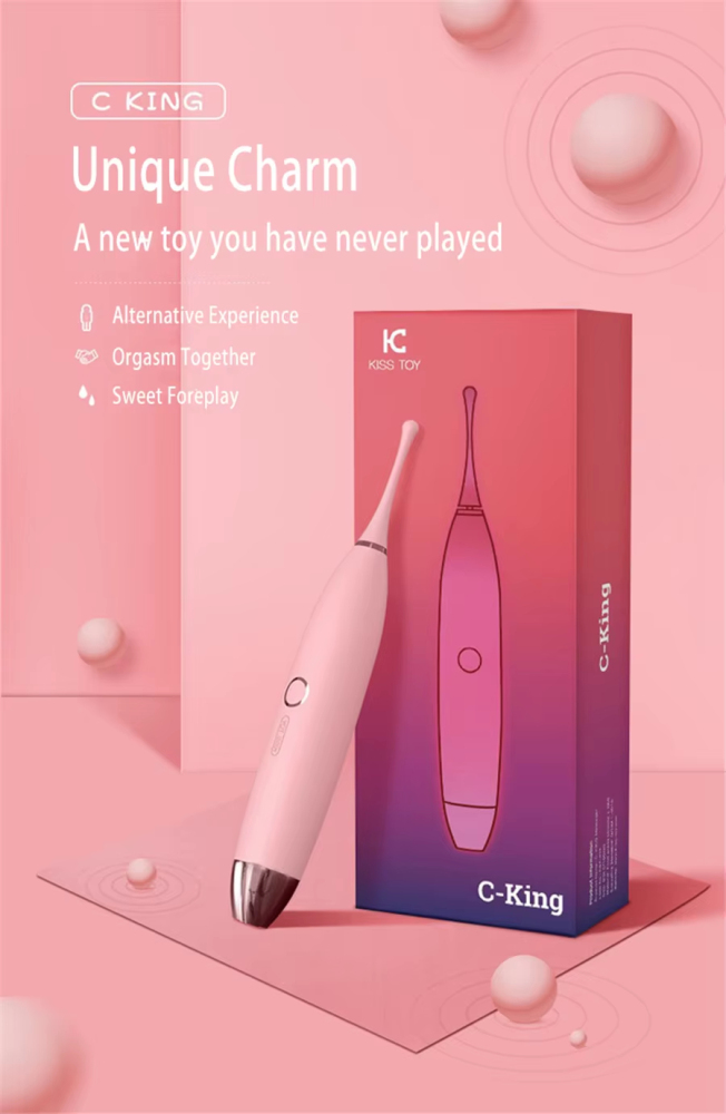 Kisstoy C-King Ballpoint Nipple Tip Vibrator