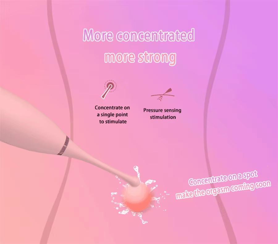 Kisstoy C-King Ballpoint Nipple Tip Vibrator