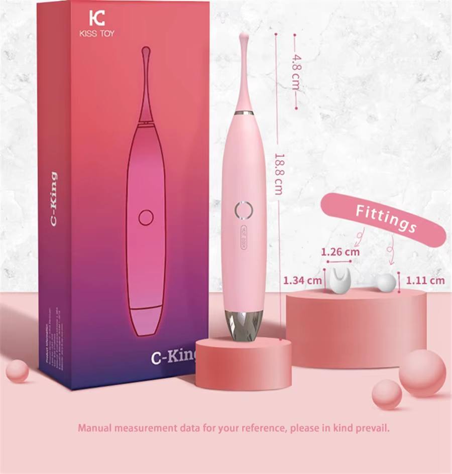 Kisstoy C-King Ballpoint Nipple Tip Vibrator
