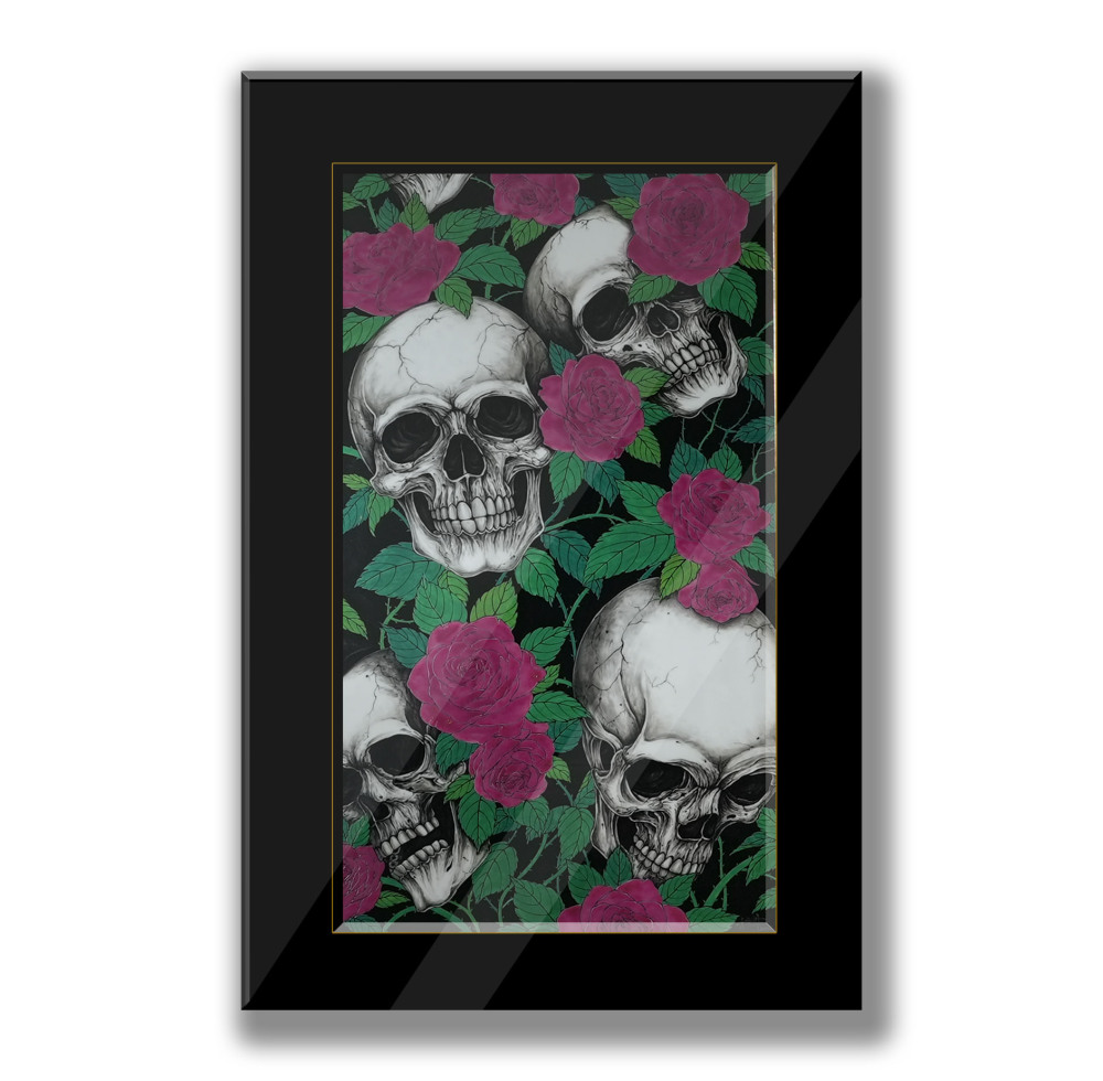 Flowers and Skulls