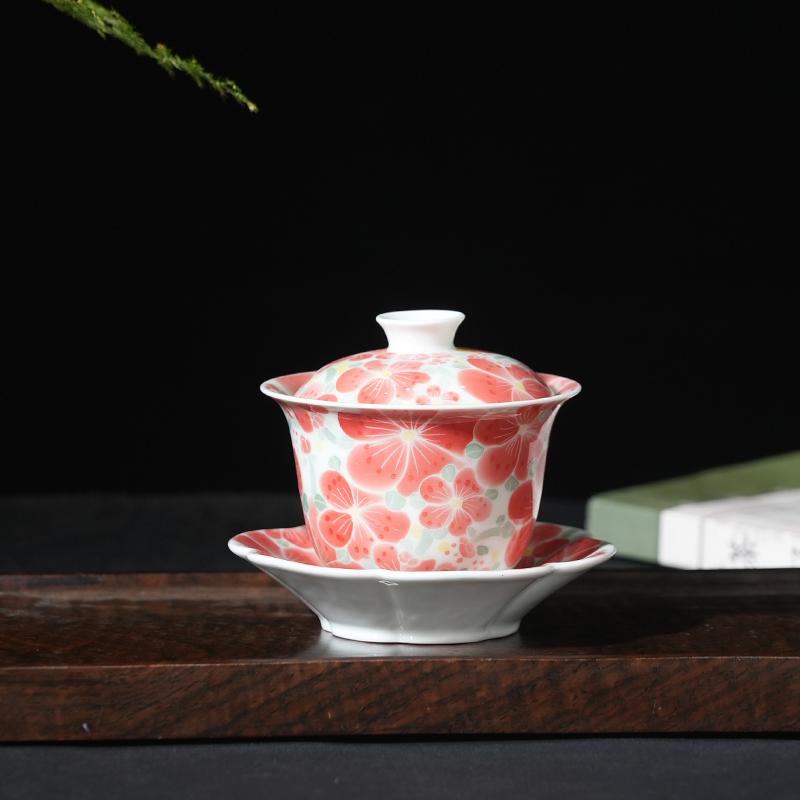 Plum Blossom Tea Set | Handcrafted Porcelain